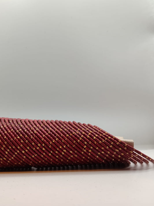 Red gold crystal bangles